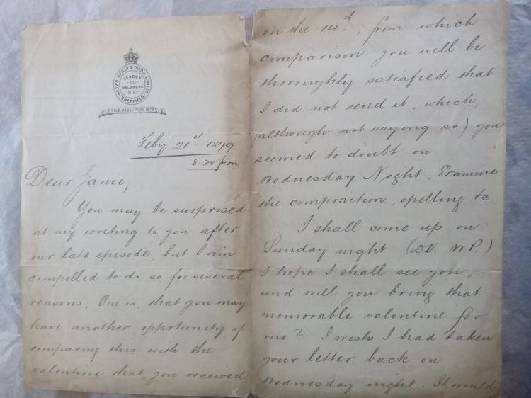 1879 02 21 FS to JW 1 of 2